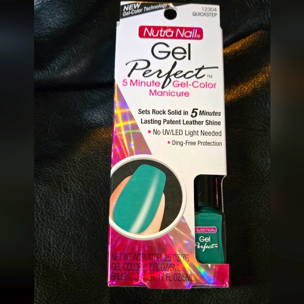 Nutra Nail Gel Perfect 5 minute gell color manicure NO LED needed Emerald